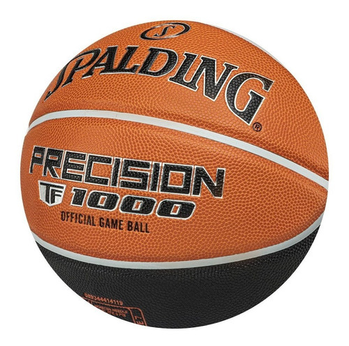 Pelota De Basket Spalding Precision Tf-1000 Fiba #7 Basquet Color Naranja/Negro