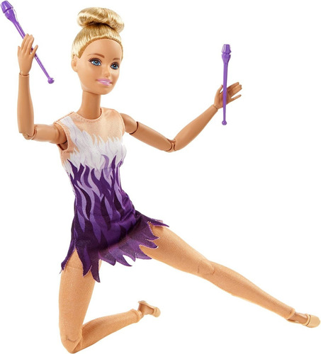 Muñeca Barbie Diseño Gimnasia Rítmica Articulada Original