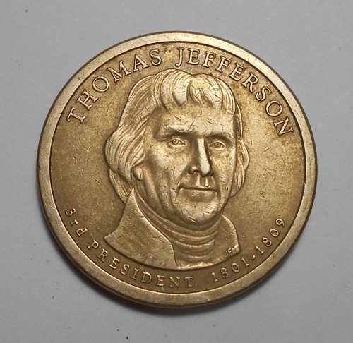 Estados Unidos 1 Dolar 2007 P - Presidente Thomas Jefferson