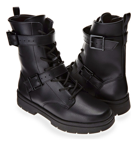 Bota Feminina Casual Cano Médio Com Zíper Vizzano