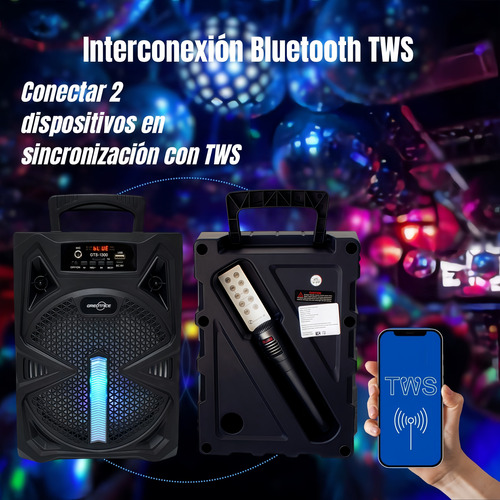 Bafle Amplificado 8 Select Sound Hero Tws Bluetooth 2500w