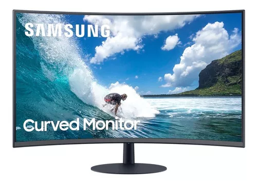 Monitor gamer curvo Samsung T55 C32T550 led 32" dark blue gray 100V/240V