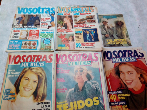 2 Revistas Vosotras + Suplementos. Moda, Cocina, Deco, Etc.. (Usado)