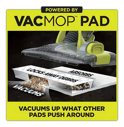 Aspiradora Trapeador Inalámbrico Shark Vm200 Vacmop Pro Gris