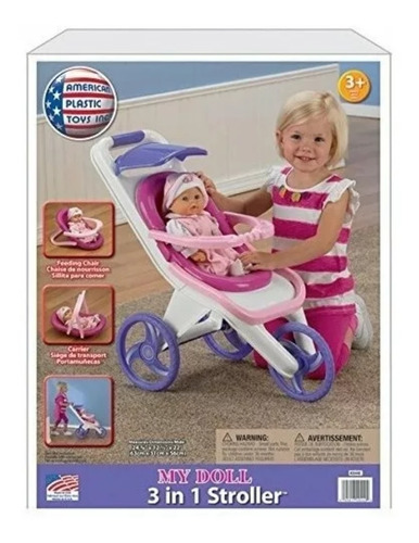 Coche 3 En 1 De American Plastic Toys. Made In Usa.