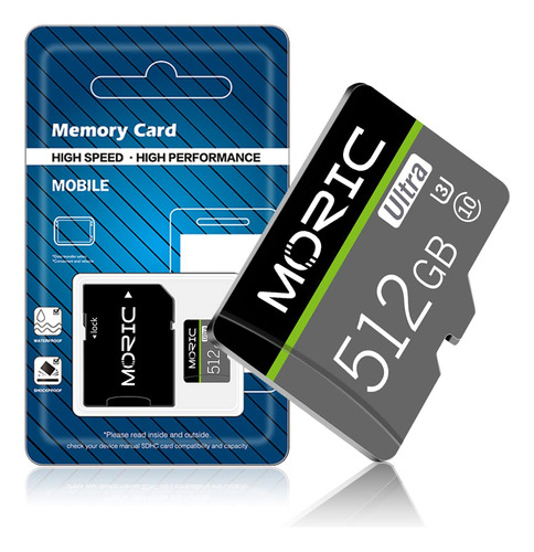 Tarjeta De Memoria Micro Sd De 512 Gb, Tarjeta Microsdxc Cl.