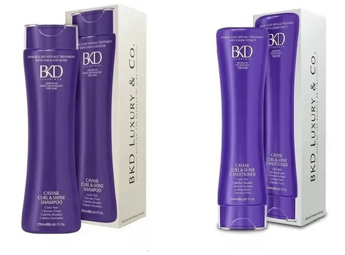 Shampoo + Acondicionador Cabellos Rizos Bkd X 250 Ml