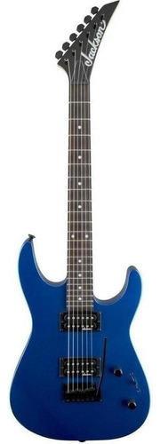 Guitarra eléctrica Jackson JS Series JS11 dinky de álamo metallic blue metalizado con diapasón de amaranto