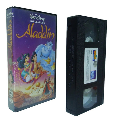 Películas De Walt Disney Vhs, Aladdín, Primeras Ediciones