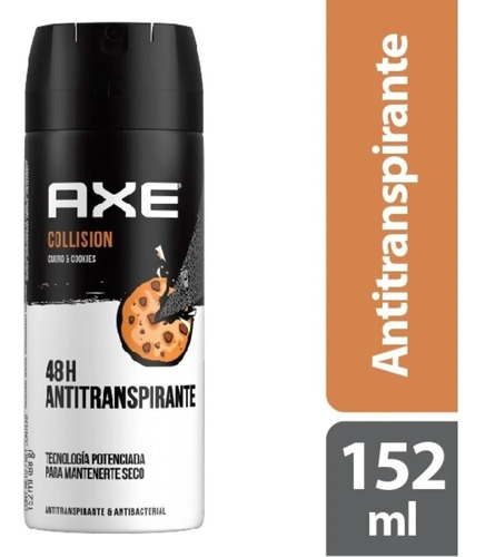 Desodorante Axe Collision Seco Spray X 152ml