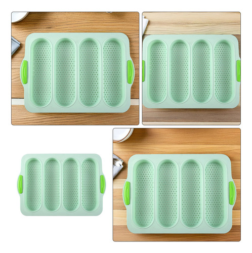 Molde De Silicona Para Hornear Baguette: Molde Antiadherente