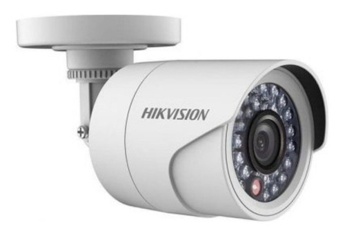 Hikvision Camara Analoga Tubo 720p  2,8mm  Ir 20m Ip67 Plast Color Blanco