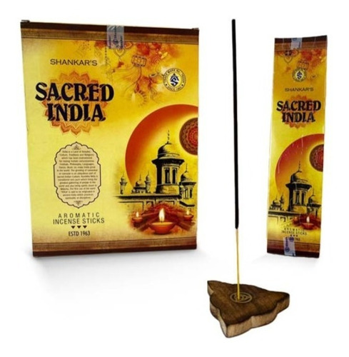 Sahumerio Sacred India Shankar X 6 Unidades Importado