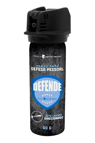 Spray De Defesa Pessoal Poly Defensor 50g Jato Direcionado