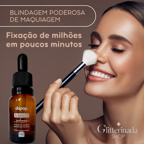 Blindagem Poderosa De Maquiagem Dapop Diluidor Fixador