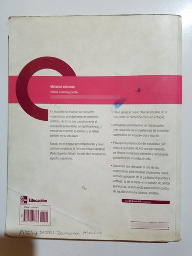 Matematicas Iii De Juan Antonio Cuellar (Usado)