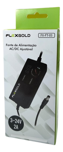 Fonte De Energia Regulável Universal 3v A 24v Até 2a Pino P4