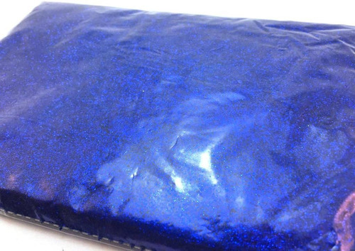 Glitter Gliter Em Pó Irizado 250 Gramas Furta Cor Cor Azul-escuro
