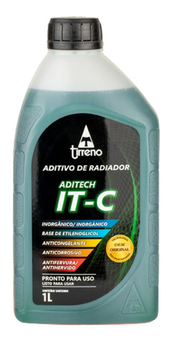 Aditivo Radiador Longe Life Verde Tirreno Flu/ds/894