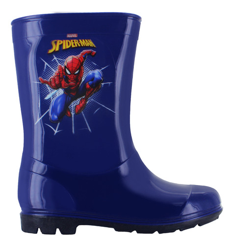 Spiderman Bota Lluvia Charcos Agua Antiderrapante Niña 85306