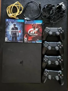 Ps4 Slim Playstation 4 Sony Usada 1tb 3 Joysticks Y 2 Juegos