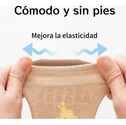 Calcetines Algodón Bebe Antiderrapantes 10 Pares