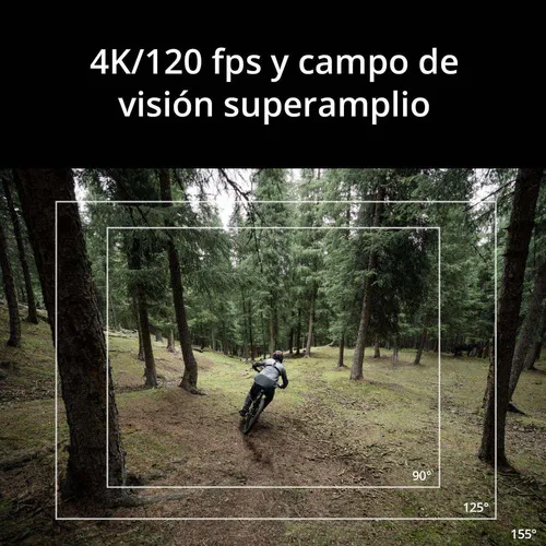 Pack Aventura Osmo Action 3 - Cámara De Acción 4k, Sumergibl Color Negro
