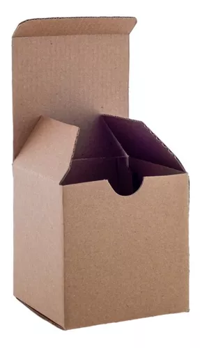 Caja cuadrada en carton KRAFT