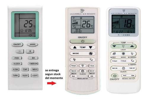 Control Remoto Para Aire Acondicionado Sanyo Configurado