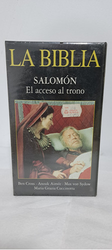 Vhs La Biblia Salomón El Acceso Al Trono 