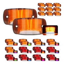 Comprar 10 Par Plafon 21 Led Lateral Rectangular Luz Estrobo 12-24vf