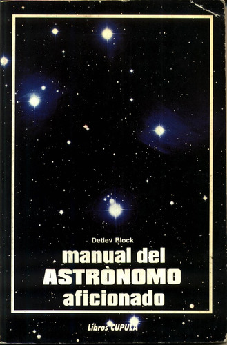 Man. Del Astronomo Aficionado - Block