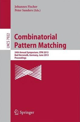 Libro Combinatorial Pattern Matching - Johannes Fischer