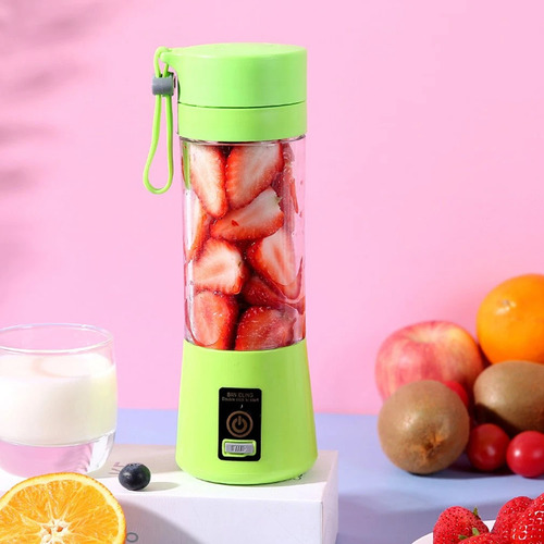 Mini Licuadora De Frutas Portátil, Carga Usb, Exprimidor