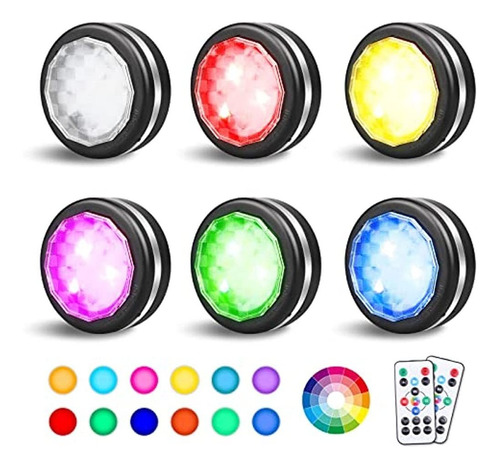 Luces De Disco Que Cambian De Color Con Control Remoto, Leas