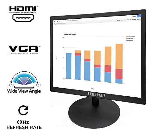 Skitphrati 17 Hdmi Monitor Square Monitor Pc Monitor Led Mo