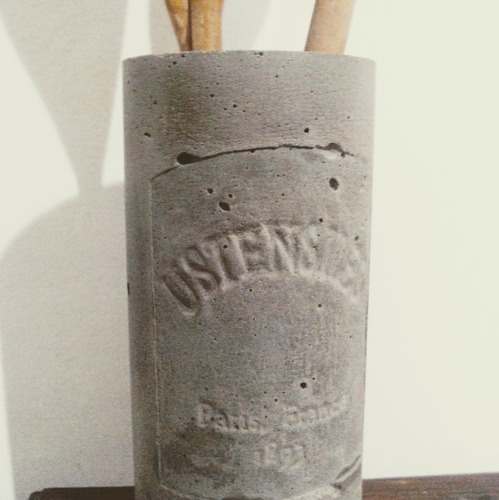 Tarro Cemento Utensillos Ustensiles Paris, France 1893