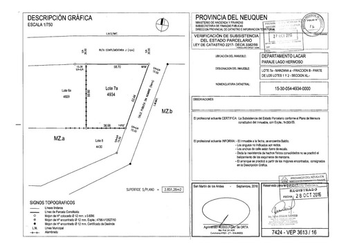 Imagen 7 de 7 de Excepcional Terreno Frente A La Laguna Pudu Pudu // Villa Lago Hermoso