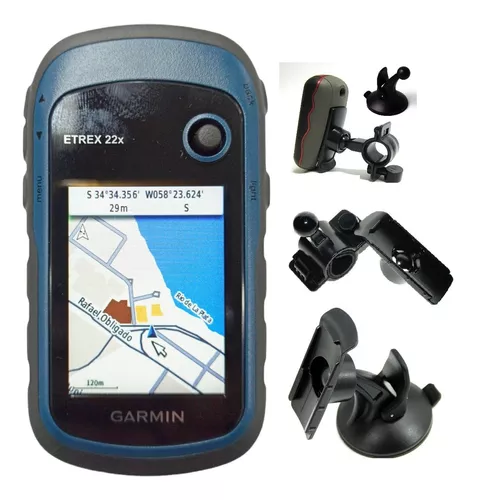 COSTANERA UNO - GPS GARMIN Etrex 32X con Kit de Soportes para Auto y Bici