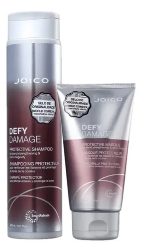 Kit Joico Defy Damage Shampoo 300ml Máscara 150ml + Brinde
