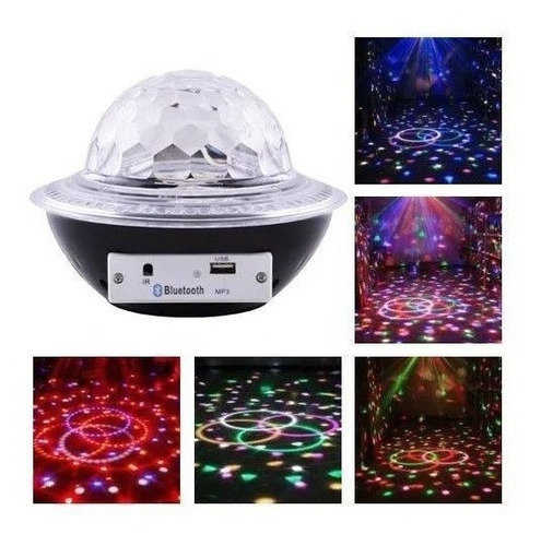 Imagem 2 de 6 de Bola Maluca Bluetooth Luz De Festa Led Rgb Colorido Balada