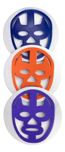 Xabina | Set De 4 Portavasos - Diseño Luchador | Multicolor