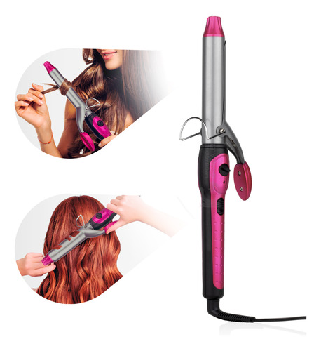 Tenaza Rizadora De Cabello Timco® Titanio Cer + Ion 33mm.