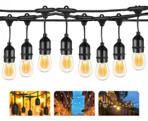 Comprar Luces De Navidad Guirnalda De 10 Mt Y 10 Focos Vintage Ahorr