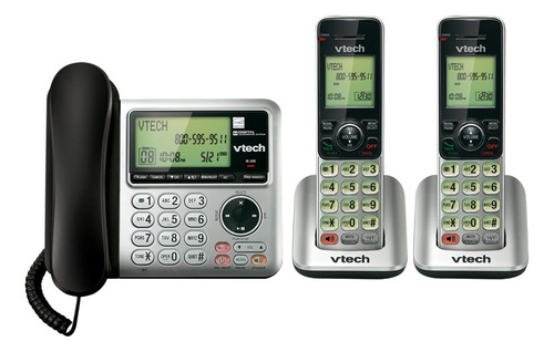 Vtech Cs6649-2 Dect 6.0 Telefone Fixo Com 2 Aparelhos Telefô