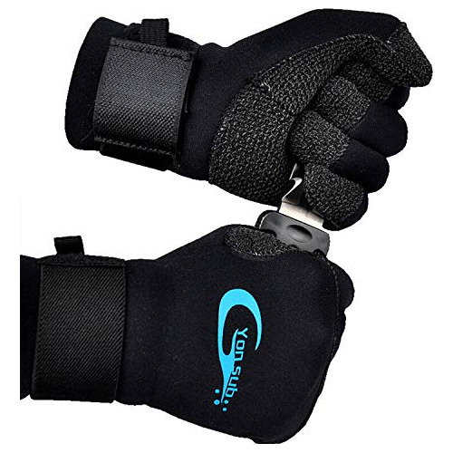 Yonsub Guantes De Surf-3mm Neoprene Five Finger Warm Wetsuit