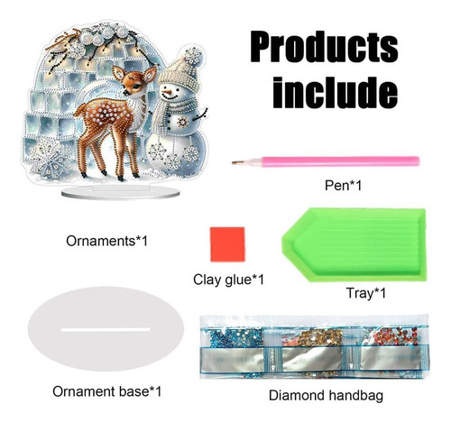 Syntego 5d Diy Diamond Art Kit Crystal Rhinestone Acrílico D
