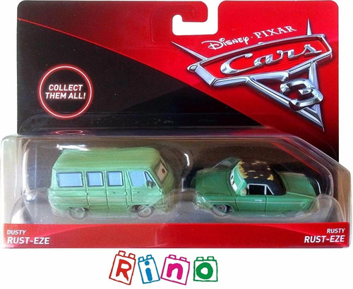 Disney Cars 3 Dusty Rust-eze & Rusty Rust-eze - Mattel