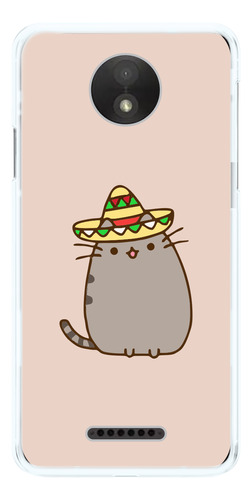 Capinha Compatível Gatinho Chapéu Mexicano - Motorola