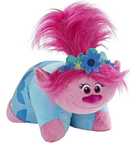 Muñeco De Peluche Rosa Trolls World Tour Poppy, 30 Cm